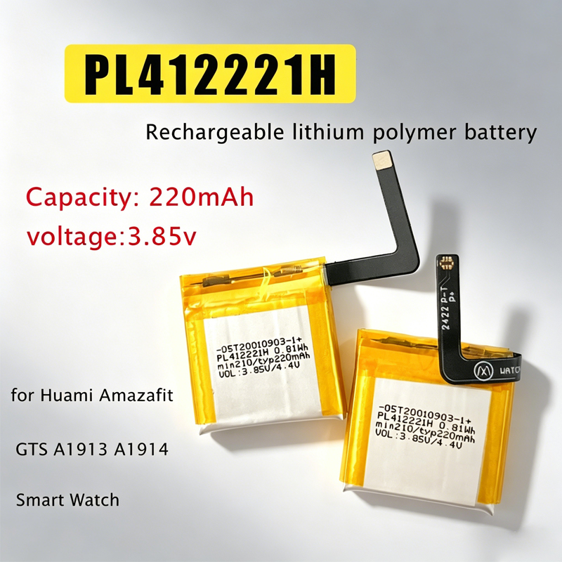 Smartwatch A1914 - Rechargeable Battery PL412221H 220mAh 3.85V Replacement