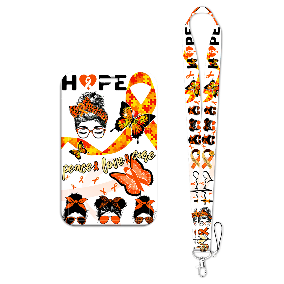 Orange Ribbon Butterfly Hope C - Rugged Sport Strap review and price