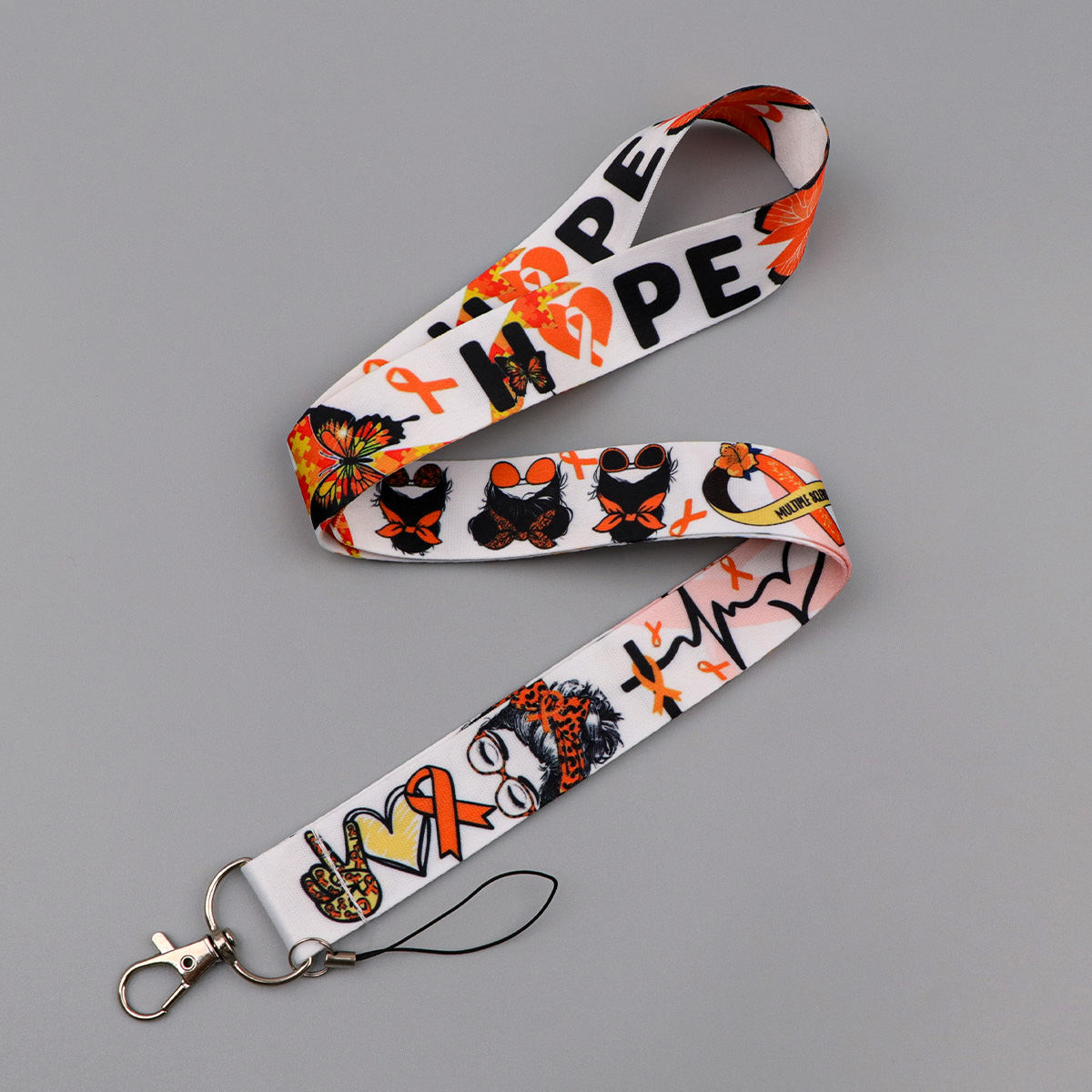 Orange Ribbon Butterfly Hope C - Rugged Sport Strap review and price
