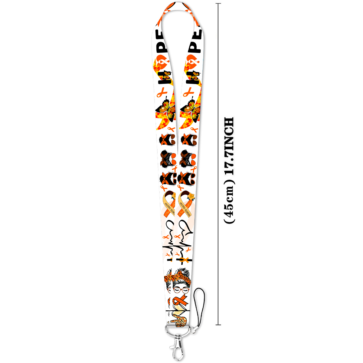 Orange Ribbon Butterfly Hope C - Rugged Sport Strap review and price