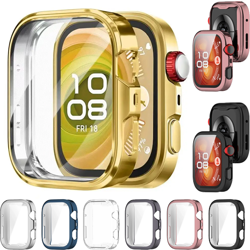 Case+Glass For Huawei Watch Fi - Huawei Smartwatch Accessories review and price