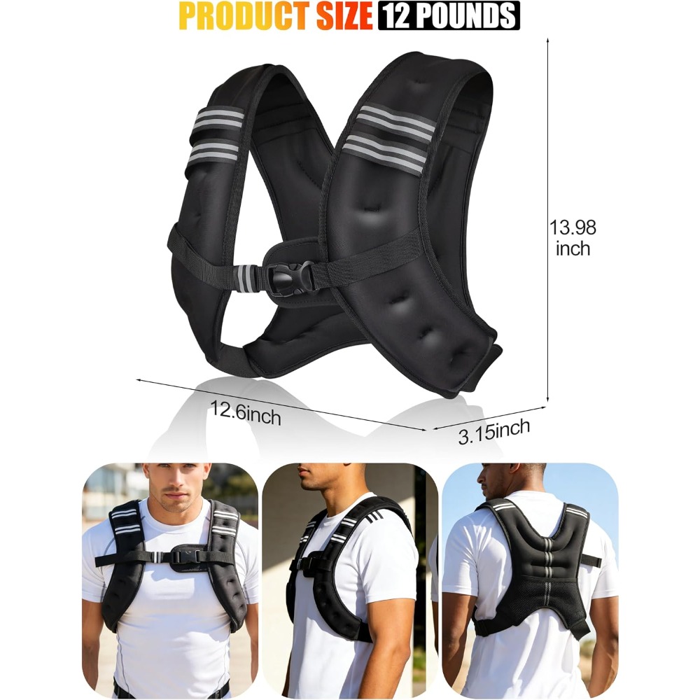 Fitness Weighted Vest Pre-Fill - Rugged Sport Strap review and price