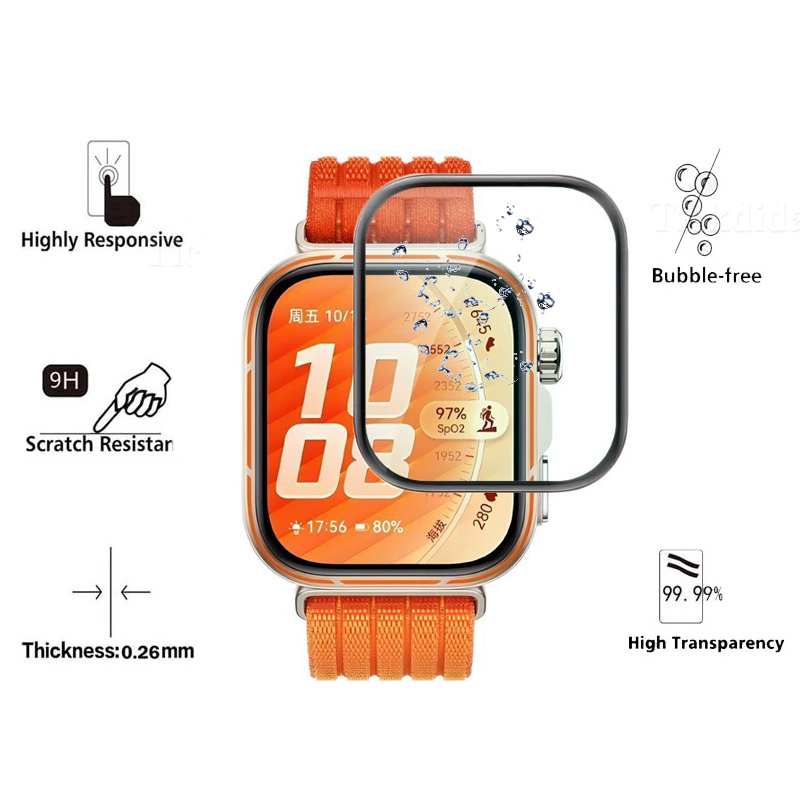 Soft Tempered Glass for Huawei - Huawei Smartwatch Accessories review and price